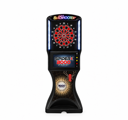 ARACHNID - SPIDER 3000 Home Version Electronic Soft Tip Dartboard - Black