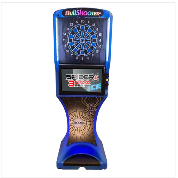 ARACHNID - SPIDER 3000 Home Version Electronic Soft Tip Dartboard - Blue