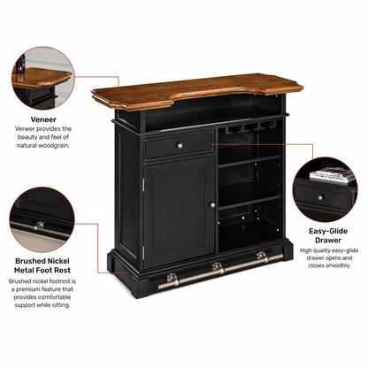 Akeem 52'' Home Bar