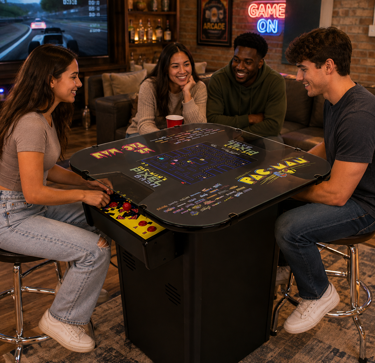 Bandai Namco Pac-Man Pixel Bash Bistro – Home Arcade Cabinet