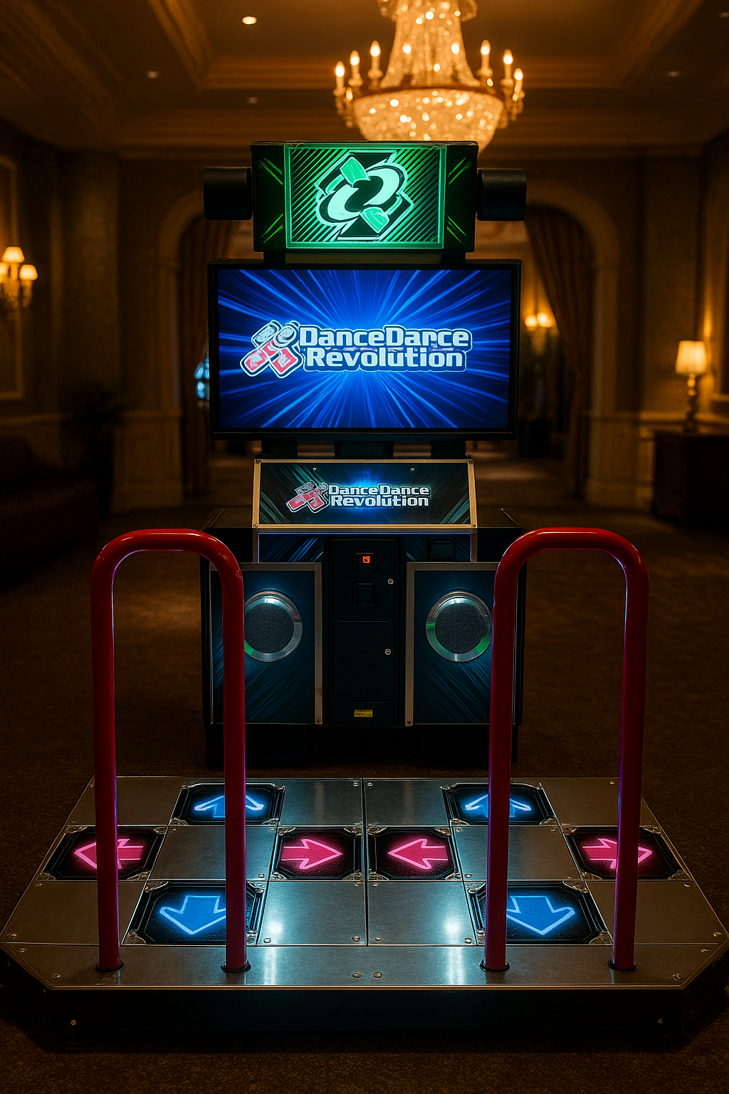 The Arcade House Step Master Deluxe DDR Arcade