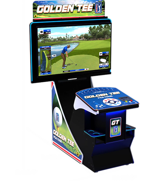 Incredible Technologies Golden Tee PGA TOUR Club Home Edition Deluxe Golf Arcade Game