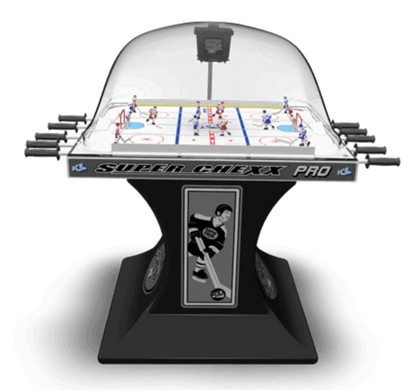 ICE Super Chexx Pro Bubble Hockey Table – Official NHL Arcade Hockey Game