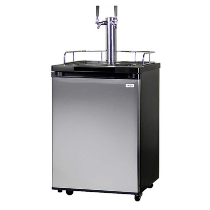 Elevate Your Home Brewing Experience with the Dual Tap Full Size Beer Keg Dispenser and Homebrew Kit
