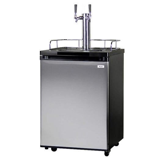 Elevate Your Home Brewing Experience with the Dual Tap Full Size Beer Keg Dispenser and Homebrew Kit