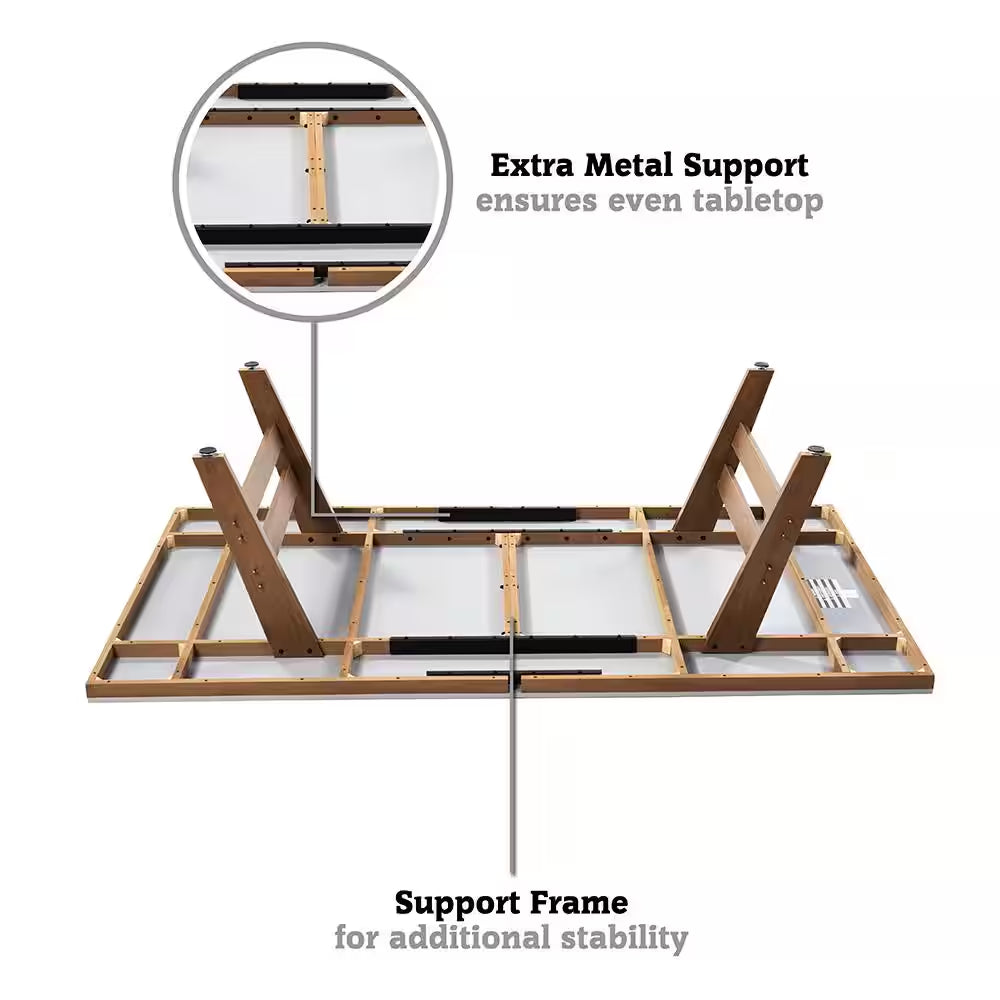 9 Ft. Indoor Ping Pong Tennis Table, Official Size Furniture Quality with 18 Mm Thick Playfield